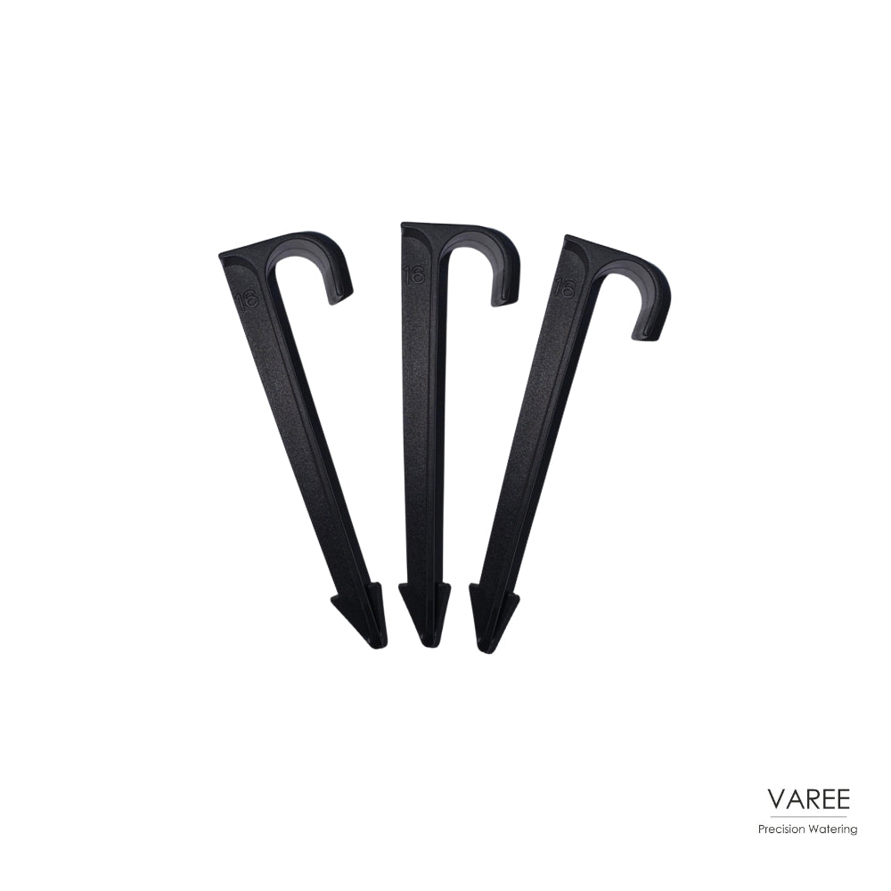 Ground/Hold Down Stakes Micro Irrigation For 16mm or 20mm Diameter Hose Pipe || 100 PCS ||