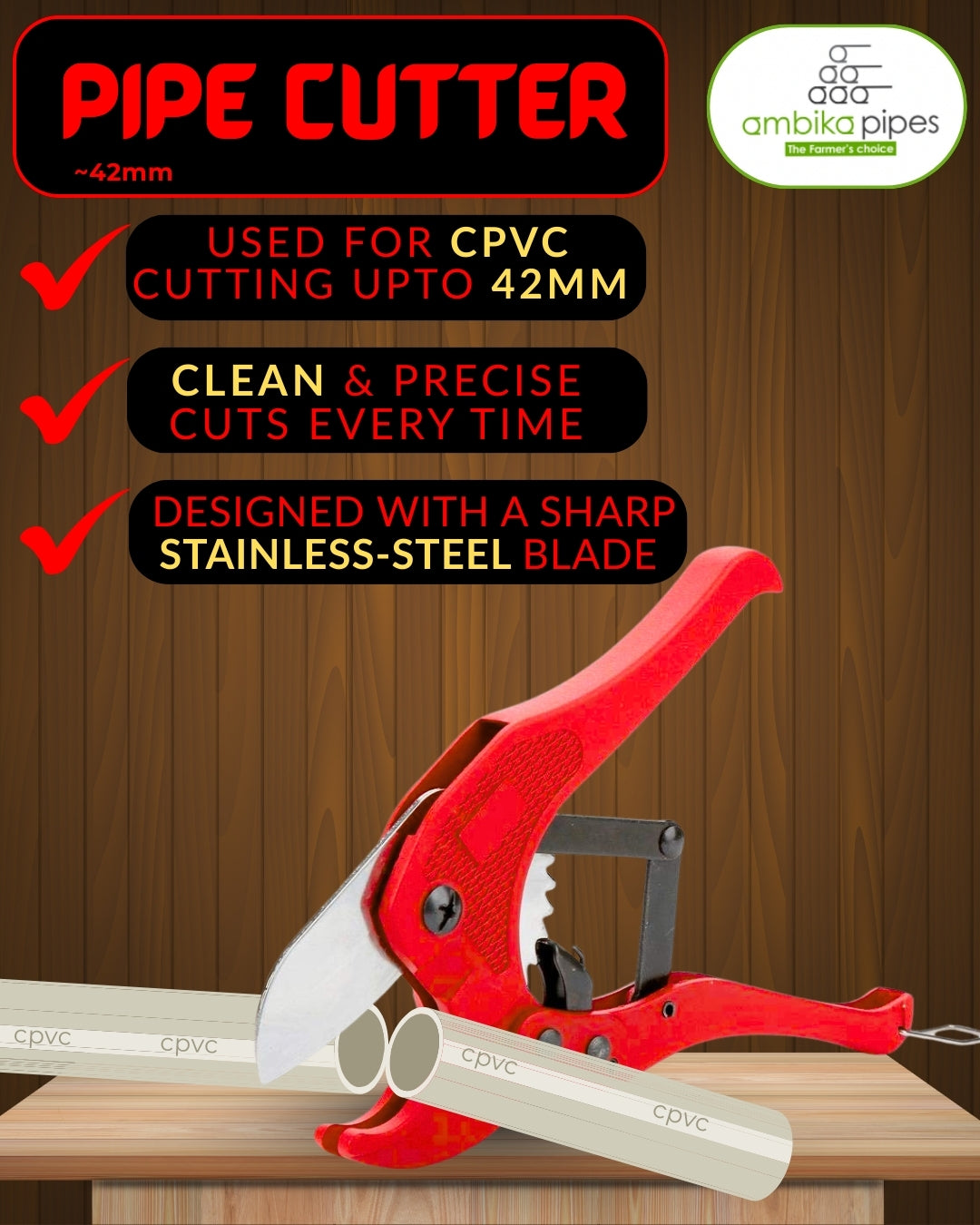 PIPE CUTTER ~ 42mm