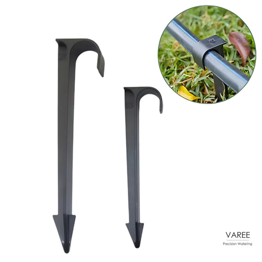 Ground/Hold Down Stakes Micro Irrigation For 16mm or 20mm Diameter Hose Pipe || 100 PCS ||