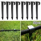 Ground/Hold Down Stakes Micro Irrigation For 16mm or 20mm Diameter Hose Pipe || 100 PCS ||