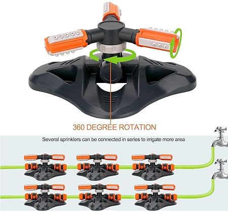 360° Rotating Lawn Sprinkler