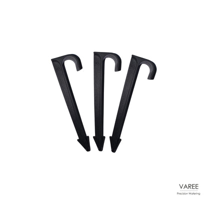 Ground/Hold Down Stakes Micro Irrigation For 16mm or 20mm Diameter Hose Pipe || 100 PCS ||