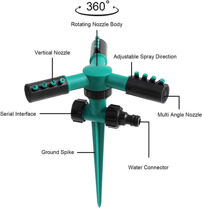 360° x 45° Rotating Sprinkler