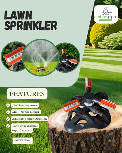 360° Rotating Lawn Sprinkler